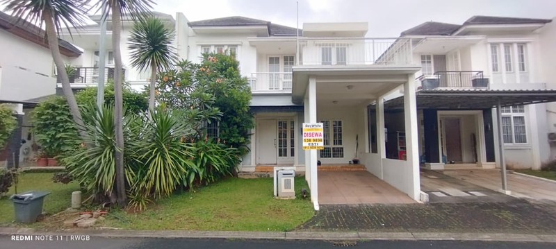 disewa rumah strategis nyaman asri bersih terawat siap huni di provence parkland bsd city, hanya 85jt/ th nego