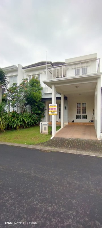 disewa rumah strategis nyaman asri bersih terawat siap huni di provence parkland bsd city, hanya 85jt/ th nego