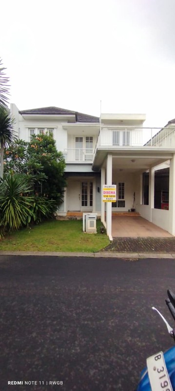 disewa rumah strategis nyaman asri bersih terawat siap huni di provence parkland bsd city, hanya 85jt/ th nego