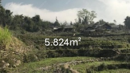 DIJUAL TANAH LUAS 5.824m2 - CIMANDE, CARINGIN, BOGOR