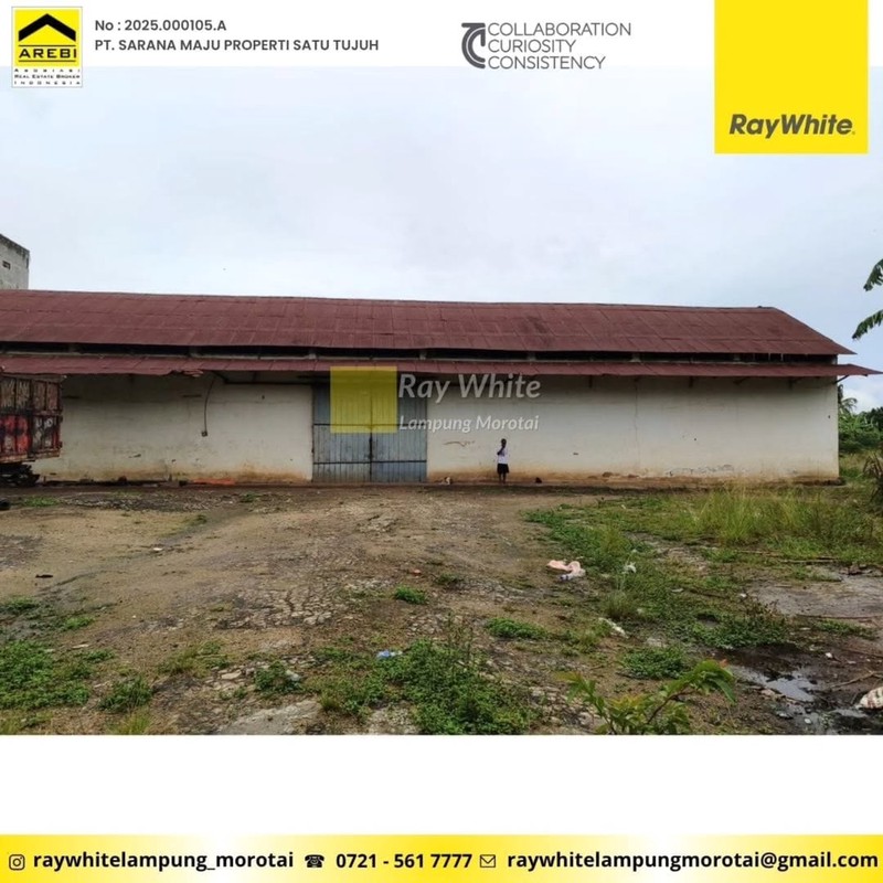 DI JUAL TANAH PINGGIR JALAN GEDUNG TATAAN PESAWARAN LAMPUNG 