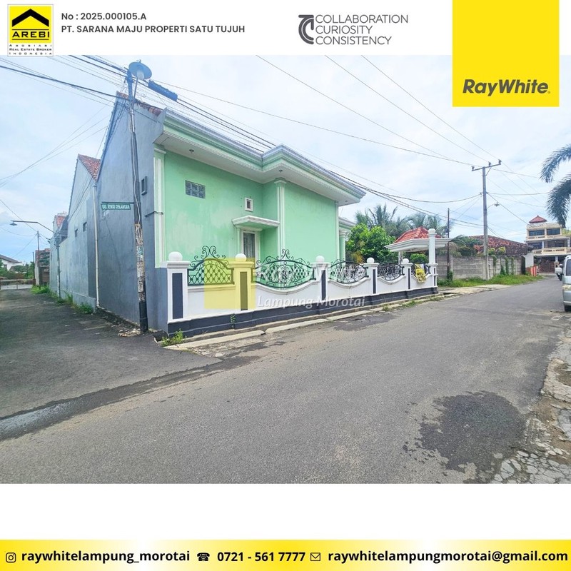 DI JUAL RUMAH KEDATON BANDAR LAMPUNG 