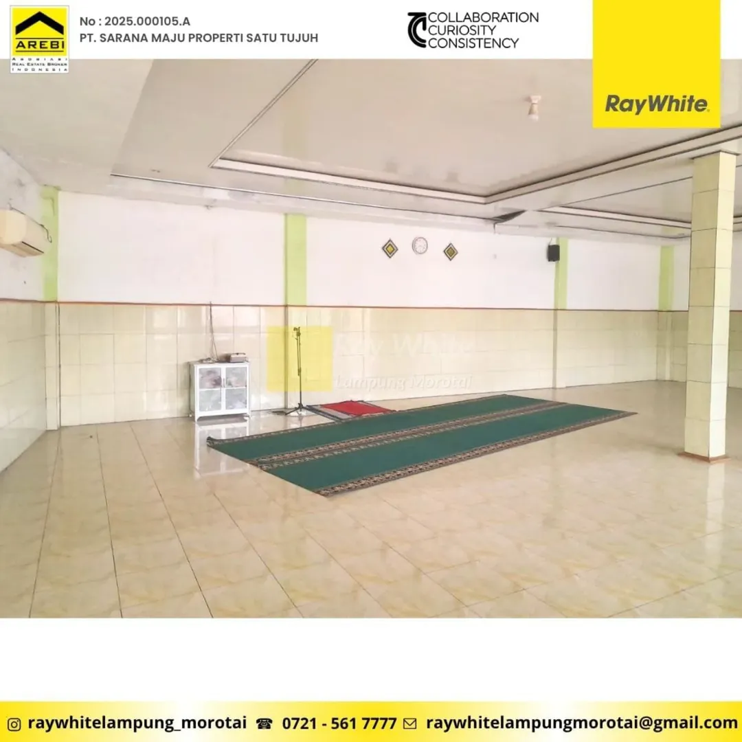 DI JUAL TANAH + BANGUNAN PRAMUKA RAJABSA BANDAR LAMPUNG