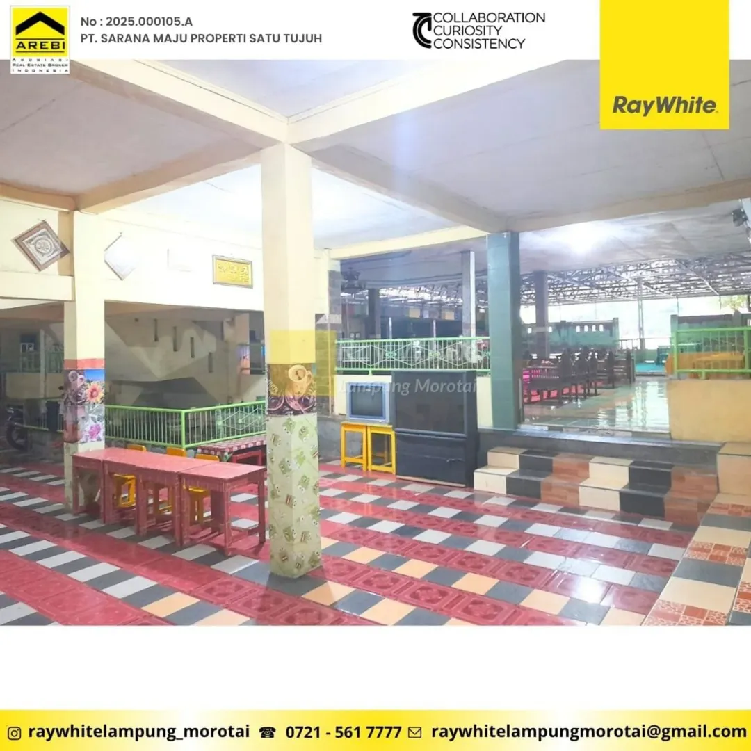 DI JUAL TANAH + BANGUNAN PRAMUKA RAJABSA BANDAR LAMPUNG