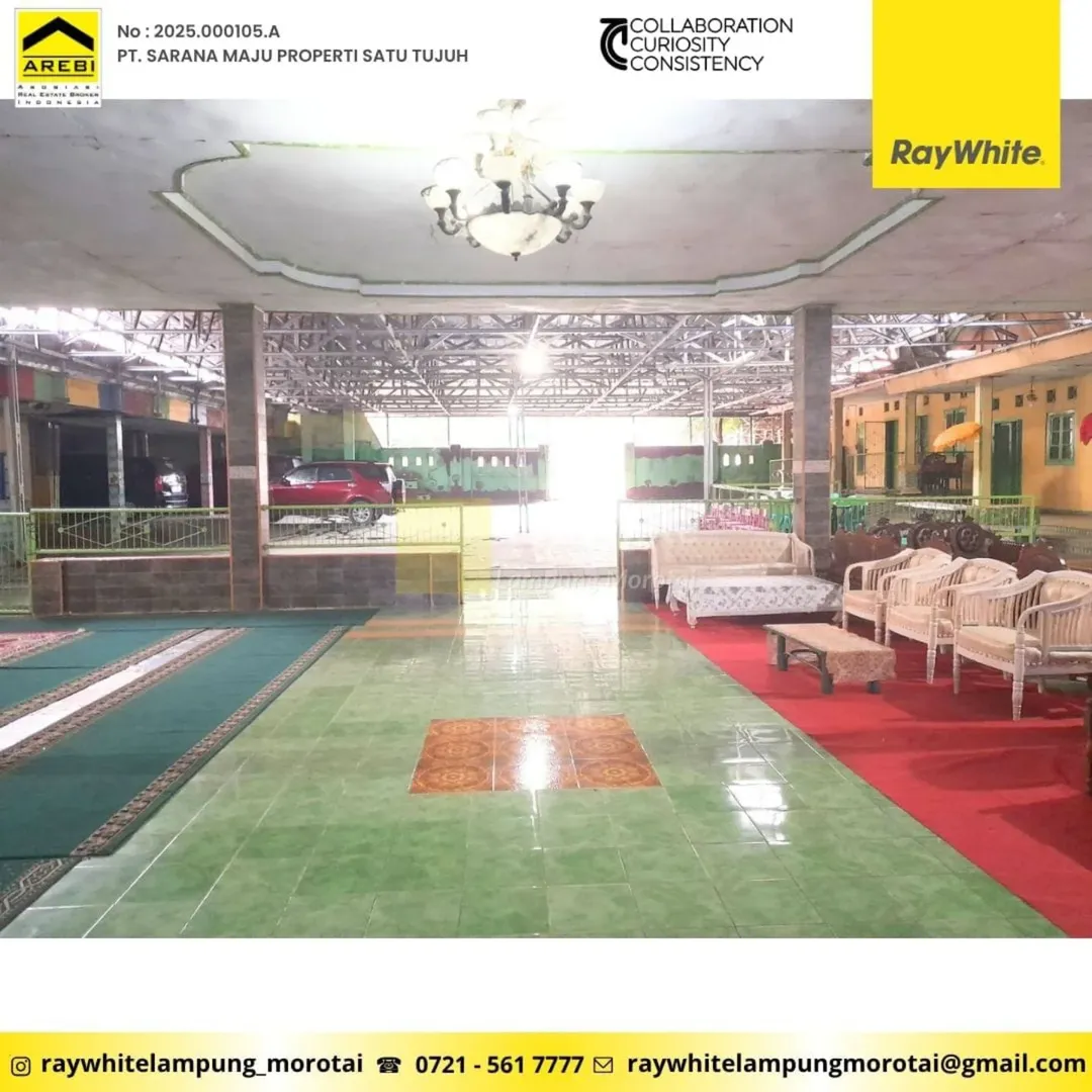 DI JUAL TANAH + BANGUNAN PRAMUKA RAJABSA BANDAR LAMPUNG