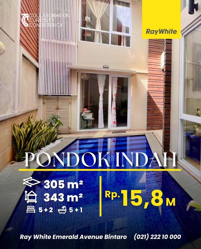 Rumah Bagus,siap huni di Pondok Indah Jakarta Selatan