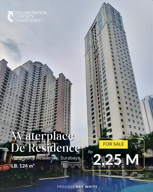Termurah Dijual Apartemen Waterplace Tower De Residence Furnish