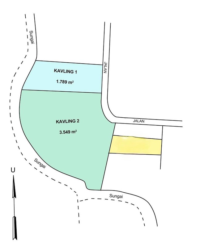Tanah Luas 5338 Meter Persegi Dekat Museum Ulen Sentulu, pakem, Sleman, View Spektakuler Cocok untuk Villa/Resort