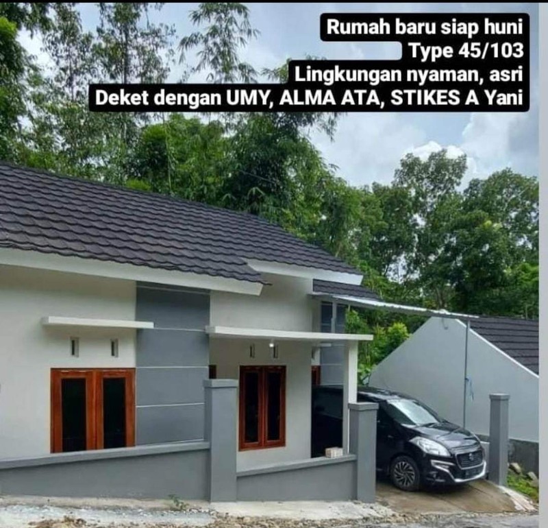 Rumah Tinggal Siap Huni Lokasi Strategis di Bangunjiwo Kasihan Bantul 