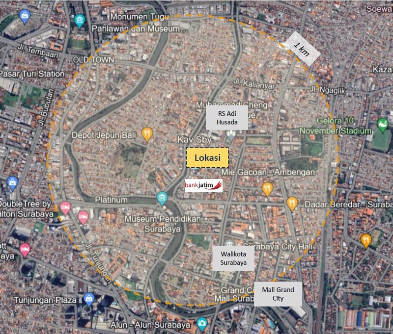 Dijual Tanah Komersial Strategis Undaan Wetan, Surabaya | Cocok Investor