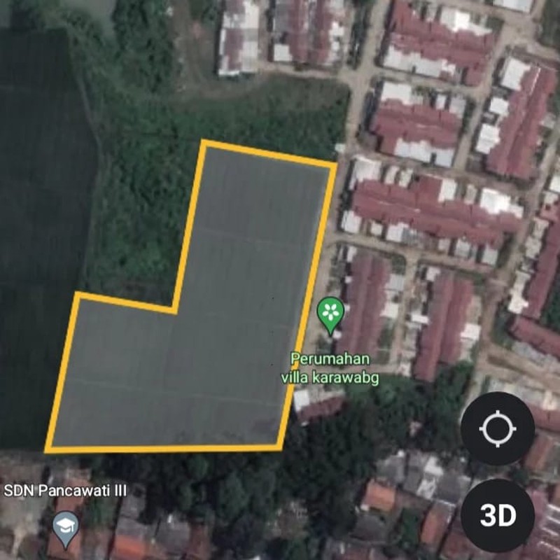 TANAH KAVLING YANG BERADA DI LOKASI STRATEGIS DEKAT BERBAGAI FASILITAS PUBLIK DI PANCAWATI KLARI KARAWANG TIMUR
