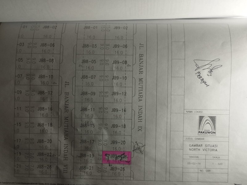 JUAL TANAH GRAND PAKUWON CLUSTER NORTH VICTORIA