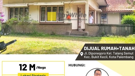 Rumah + Tanah Strategis Talang Semut, Potensi Besar untuk Bisnis F&B & Jasa Premium