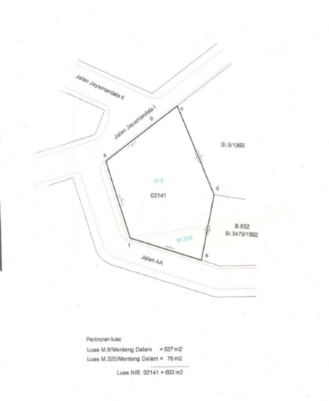 Rumah Bagus Di Jl Jaya Mandala, Menteng Dalam Jakarta Pusat