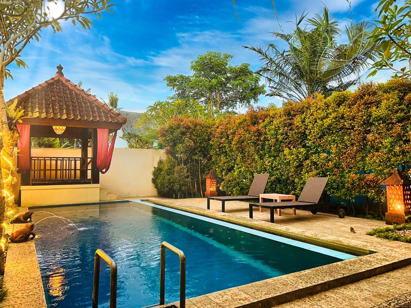 Kesempatan Investasi, Dijual Kompleks Villa Siap Huni di Sewon Bantul, Lengkap Dapur, Kolam Renang Pribadi dan Restoran.