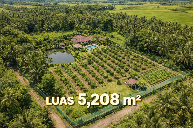 DIJUAL KEBUN LUAS 5208m - BLOK PASIR TENGAH, PANCAWATI, CARINGIN BOGOR
