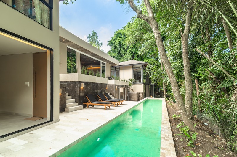 For Sale Leasehold - Brand new riverside estate jungle  chill like Ubud with riverfront lap pool in the heart of Pererenan - Canggu , Bali