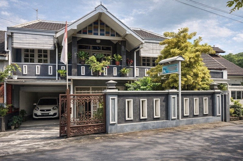 Investasi Terbaik Dijual Penginapan Furnished 2 Lantai Siap Huni/Operasi di Area Kaliurang, Hargobinangun, Pakem, Sleman