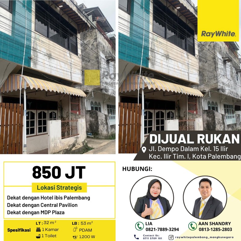 RUKAN JUAL PALEMBANG 