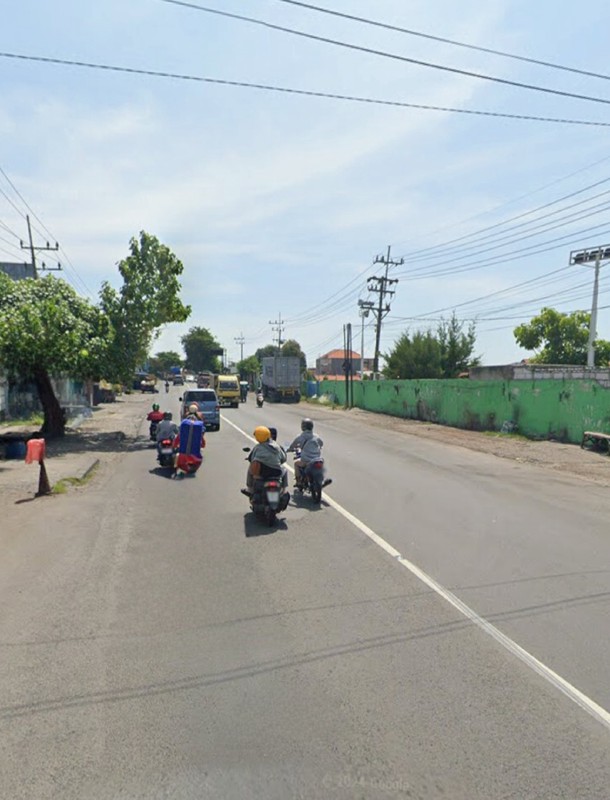 MURAH Rp.6 Juta/m2 Dijual 3560 m2 Tanah Raya Mastrip - Karangpilang Surabaya Barat - Eks Garasi Parkiran - Nol Jalan Raya - Akses Truk Kontainer 