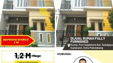 DIJUAL RUMAH MEWAH FULL FURNISHED - SIAP HUNI