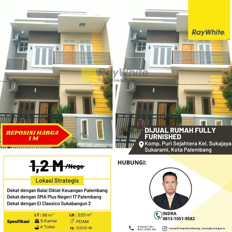 DIJUAL RUMAH MEWAH FULL FURNISHED - SIAP HUNI