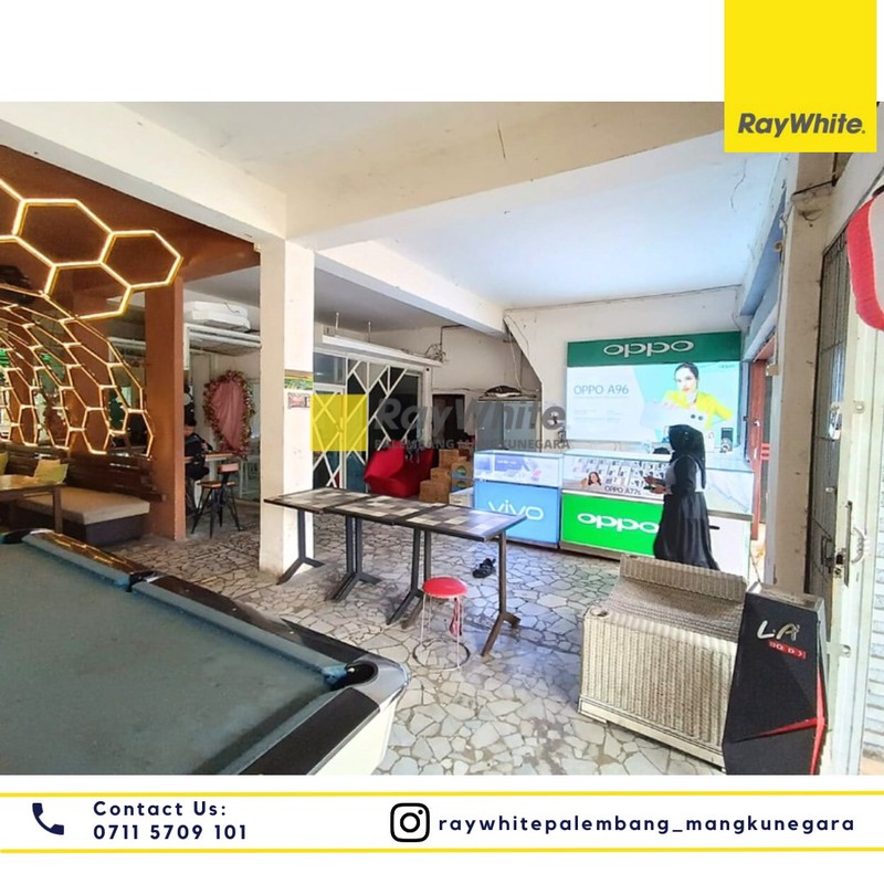 Ruko 3 Pintu di Jantung Kota Palembang - Harga Masih Bisa Nego!