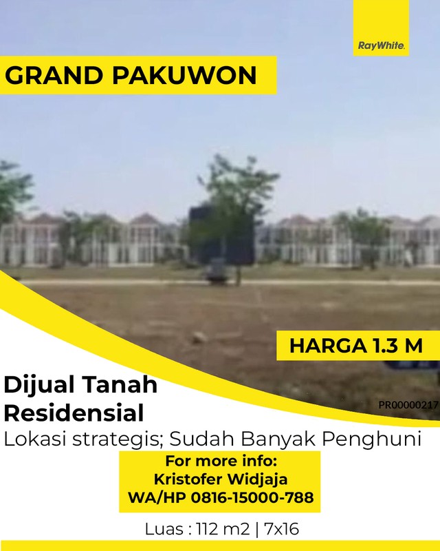 Dijual Tanah North Victoria Grand Pakuwon Surabaya Barat Siap Bangun