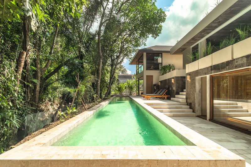 For Sale Leasehold - Brand new riverside estate jungle chill like Ubud with riverfront lap pool in the heart of Pererenan - Canggu , Bali