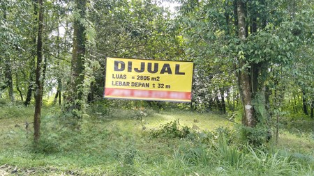 Tanah Luas 2850 Meter Persegi  Strategis di Kaliurang, Hanya 500m dari Hotel Griya Persada, Hargobinangun, Pakem, Sleman