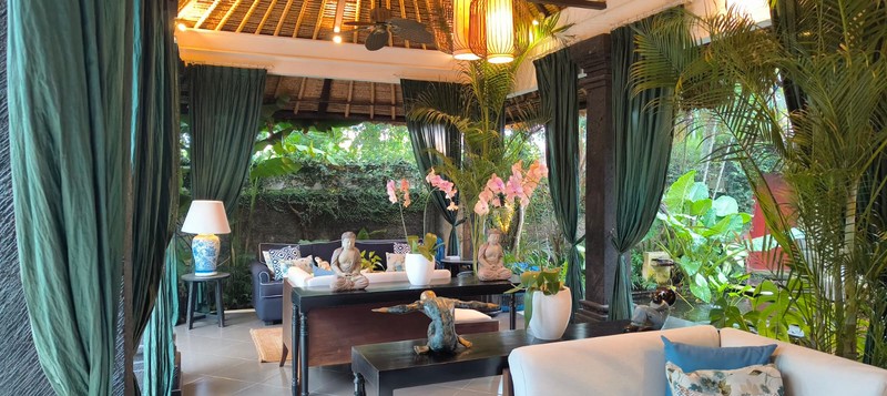 LEASEHOLD - FOR SALE of A Fully-Furnished Modern Serene Designer Villa with Ecletic Interior Design in Buwit, Tabanan - BALI 