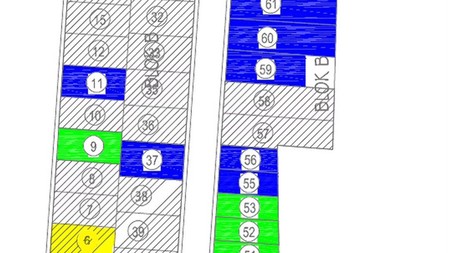 MURAH Dijual Tanah Kavling Greenland Residence Cluster Armaya Blok B - Luas 128 ( 6ÃƒÆ'-18) - Dekat Citraland , Pakuwon Mall Surabaya