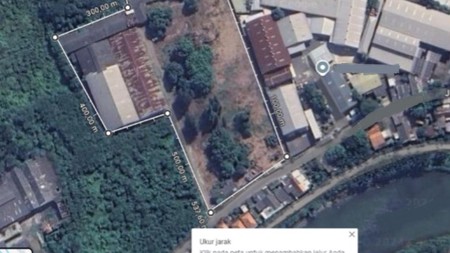 JUAL MURAH DIBAWAH NJOP Tanah pabrik & gudang Rp. 2.4jt/m di Mekarsari, Neglasari, Tanggerang Kota