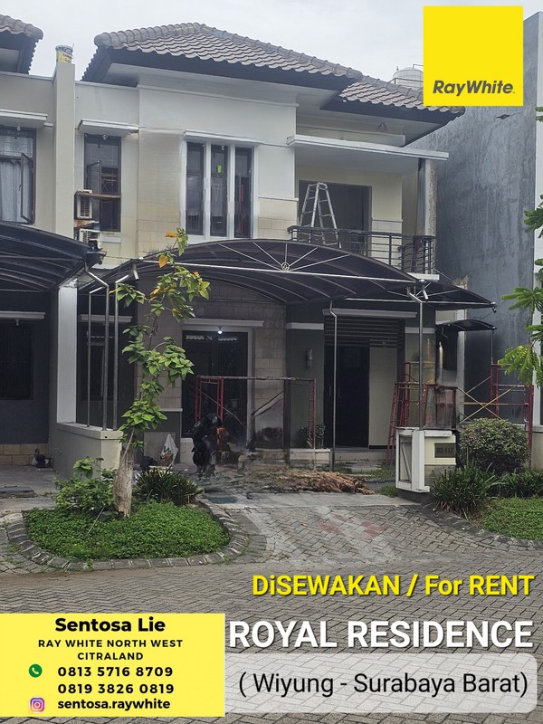 MURAH LUAS Disewakan Rumah Royal Residence Kensington Lokasi Terdepan Dekat Superindo., Showroom Mobil Honda Wiyung, Mitra 10