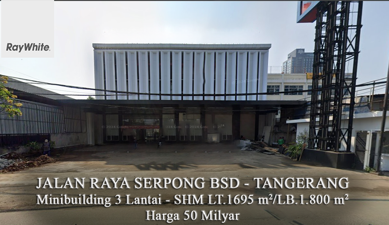 FOR SALE Minibuilding 3 Lantai Bangunan Mewah di BSD Raya Dekat ITC BSD Tangerang      #Hel