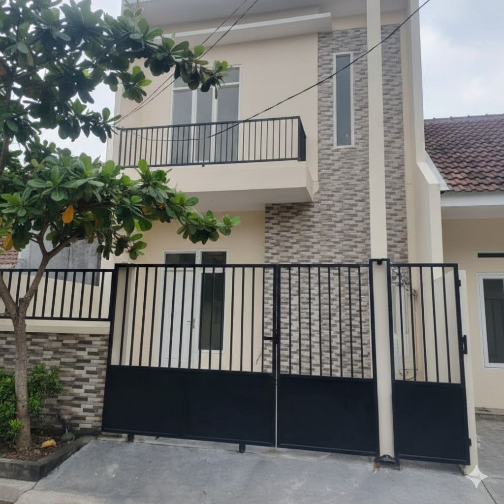 Jual Rumah 2 Lantai Dekat Jalan Tol di Surabaya Timur Gunung Anyar