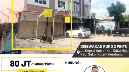 Ruko Siap Pakai di Jantung Sako - Tinggal Buka Usaha!