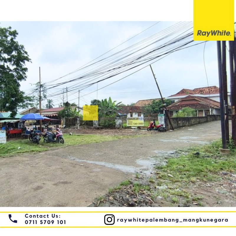 DISEWAKAN BANGUNAN + TANAH PINGGIR JALAN UTAMA