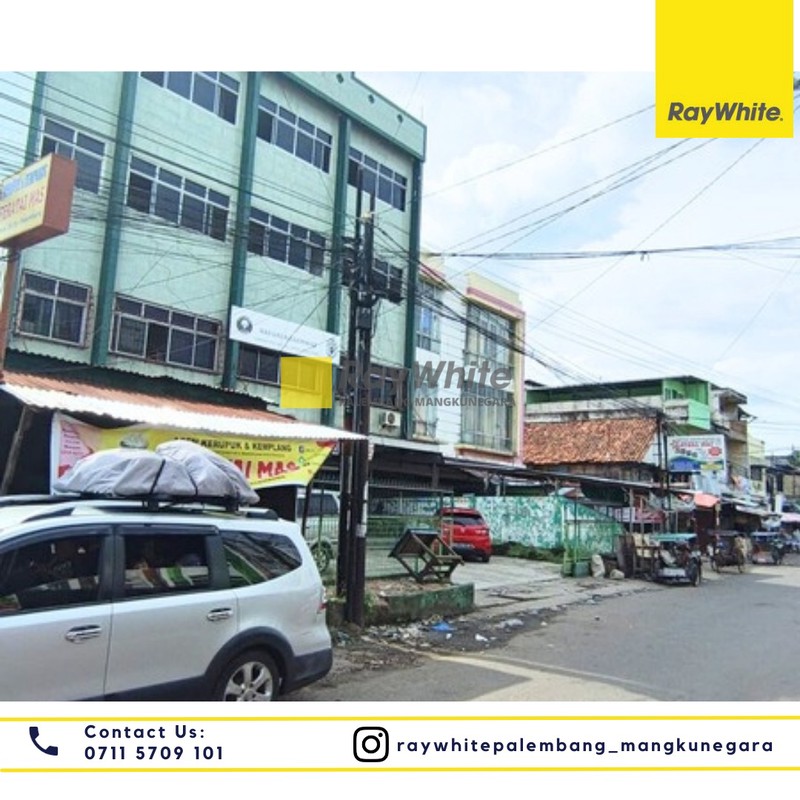 DISEWAKAN RUKO 1 LANTAI 4 PINTU DI TENGAH KOTA