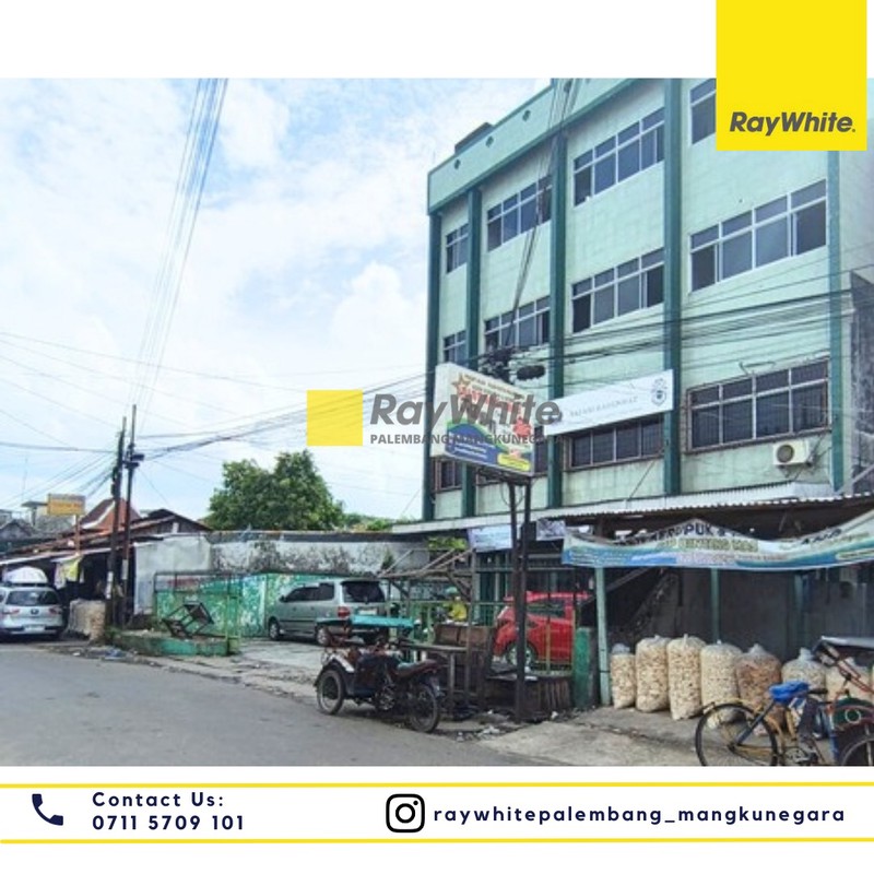 DISEWAKAN RUKO 1 LANTAI 4 PINTU DI TENGAH KOTA