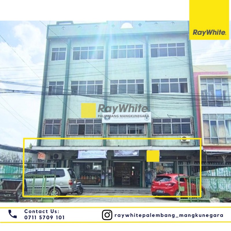 DISEWAKAN RUKO 1 LANTAI 4 PINTU DI TENGAH KOTA