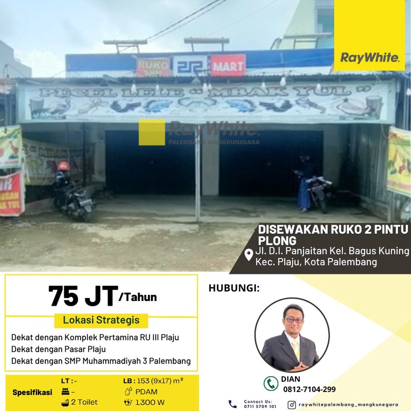 Ruko Siap Pakai di Plaju: Buka Usaha Hari Ini, Langsung Jalan!