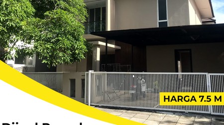 Rumah Dijual atau Disewakan di Graha Natura Surabaya Barat Hunian Premium Lingkungan Hijau Jalan Lebar