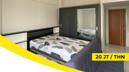 Apartemen Disewakan di Puncak CBD Surabaya Full Furnish Lantai Tinggi