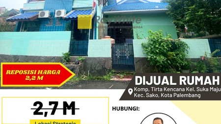 Rumah Siap Huni daerah Kenten Palembang