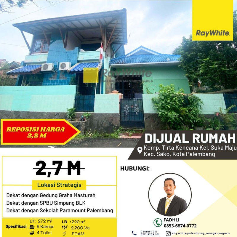 Rumah Siap Huni daerah Kenten Palembang