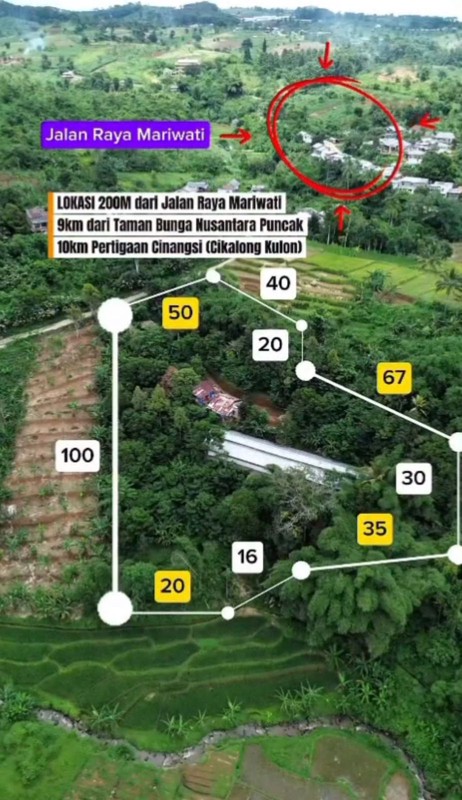 Kavling Di Lokasi Strategis Jl Cikancana Sukaresmi Cianjur Mang Kus Jawa Barat