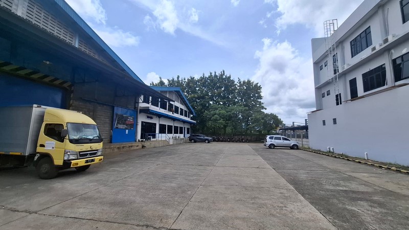 Pergudangan di dalam kawasan Industri Subang