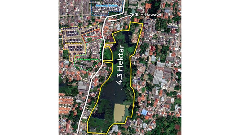 Kavling Haji Nawawi Ciater Serpong, Tangerang Selatan