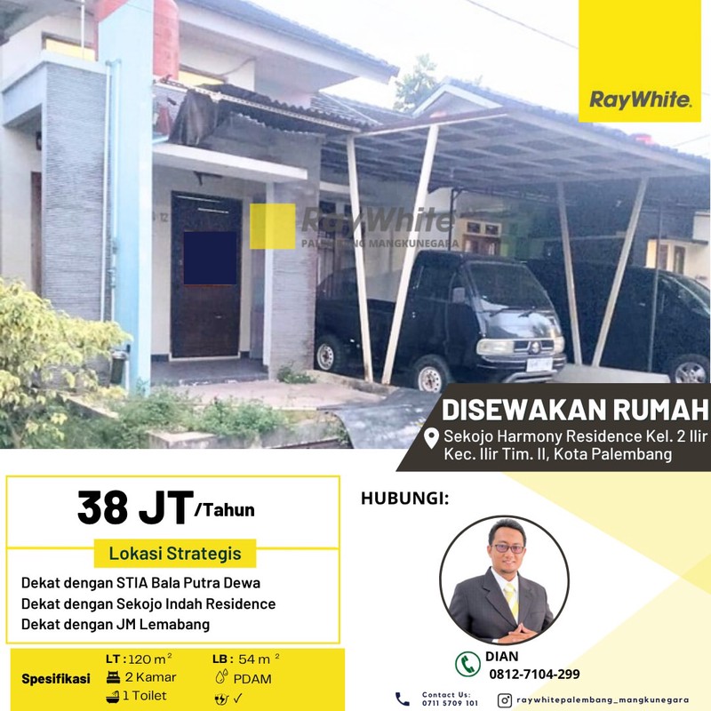 "Rumah Siap Huni di Sekojo Harmony, Cuma 38 Juta/Tahun!"